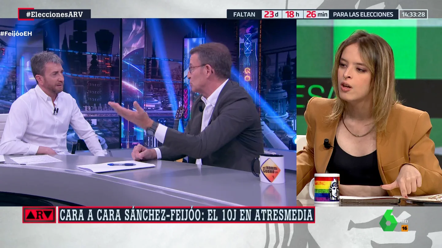Duval reconoce no entender el cambio de opinión Feijóo sobre la ley trans: "O es incompetencia o es mentirle directamente a la gente" Duval reconoce no entender el cambio de opinión Feijóo sobre la ley trans: "O es incompetencia o es mentirle directamente a la gente"