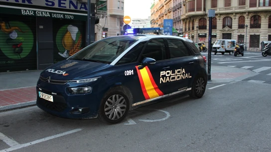 Imagen de archivo de un coche de la Policía Nacional. Imagen de archivo de un coche de la Policía Nacional.