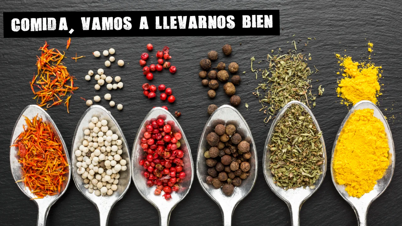 Especias, huevo y otros ingredientes que dan alegría a tus platos saludables