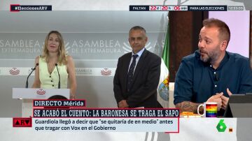Antonio Maestre, tajante: "Si María Guardiola (PP) quiere tener esos principios tiene que irse al PSOE"