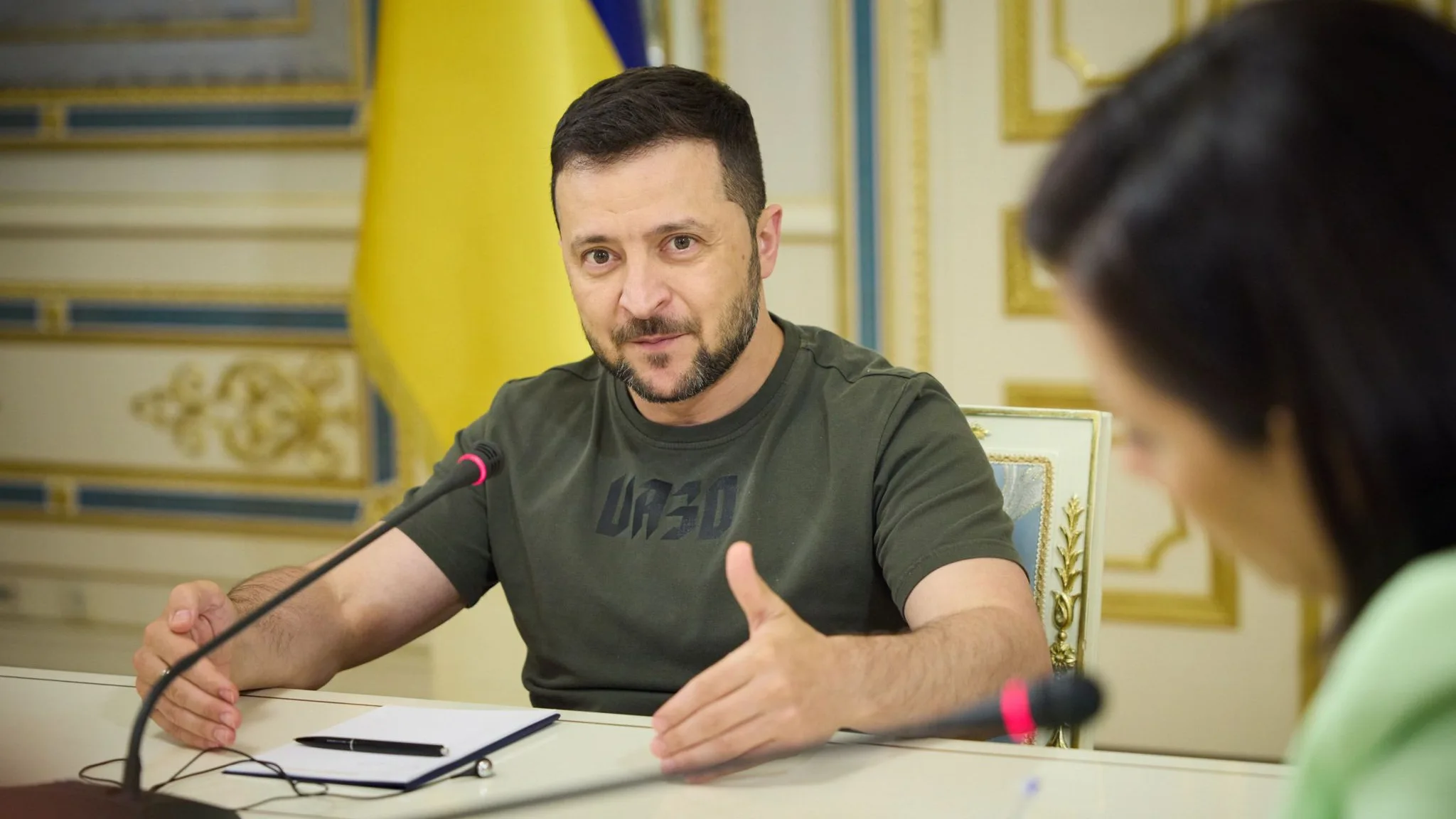 Imagen de Volodímir Zelenski y Ana Pastor en Kyiv 