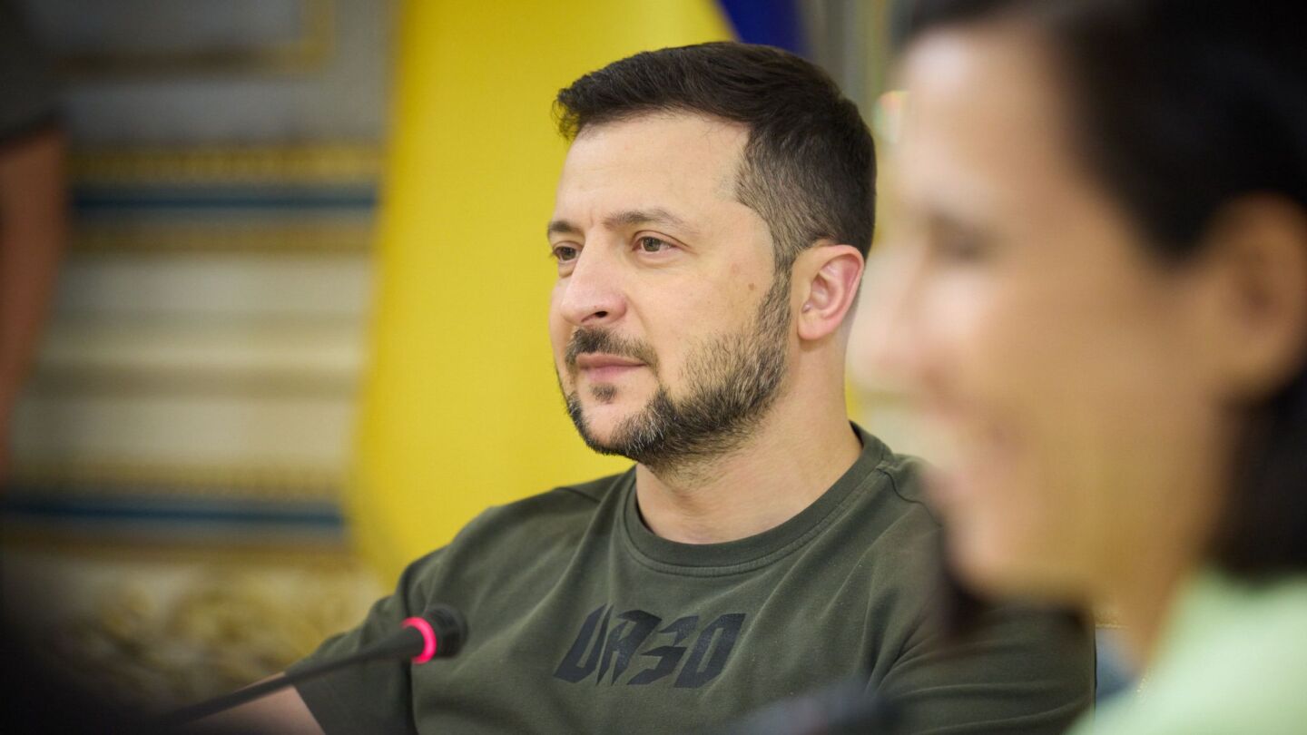 Imagen de Zelenski en Kyiv