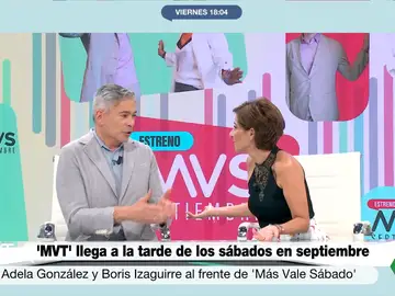 Boris Izaguirre y Adela González desvelan cómo será Más Vale Sábado: &quot;Todo muy digestivo, pero también un poquito de asombro&quot;