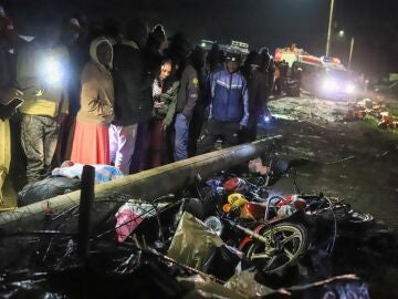 49 people die in an accident between a truck and a trailer in Kenya
