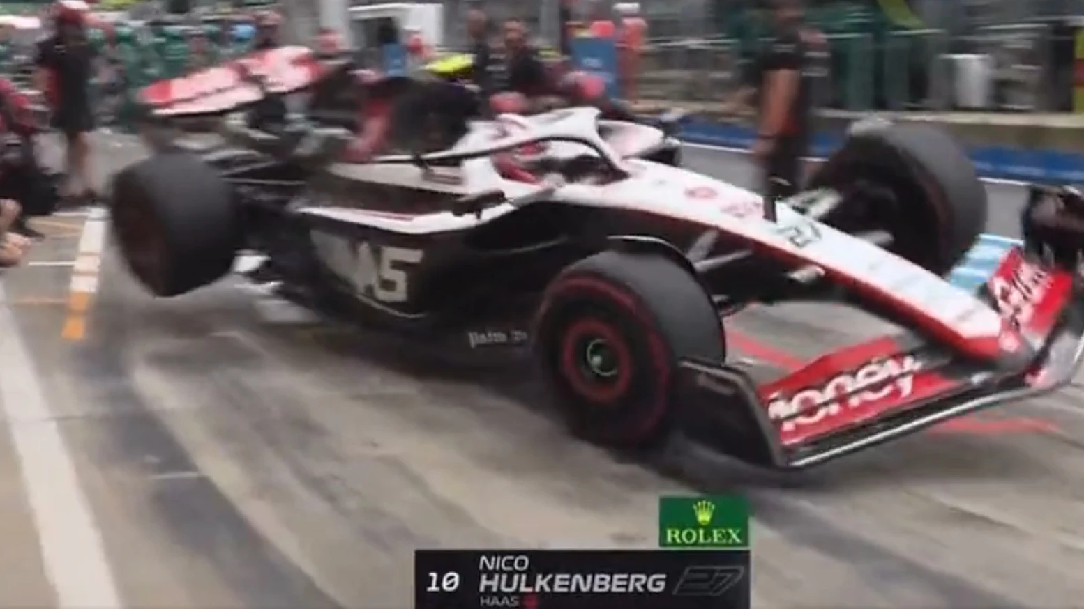 Nico Hulkenberg, con el Haas