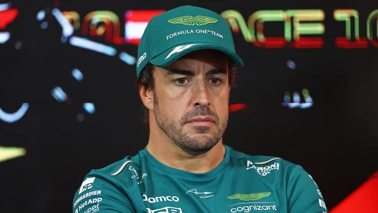 Fernando Alonso, en rueda de prensa Fernando Alonso, en rueda de prensa