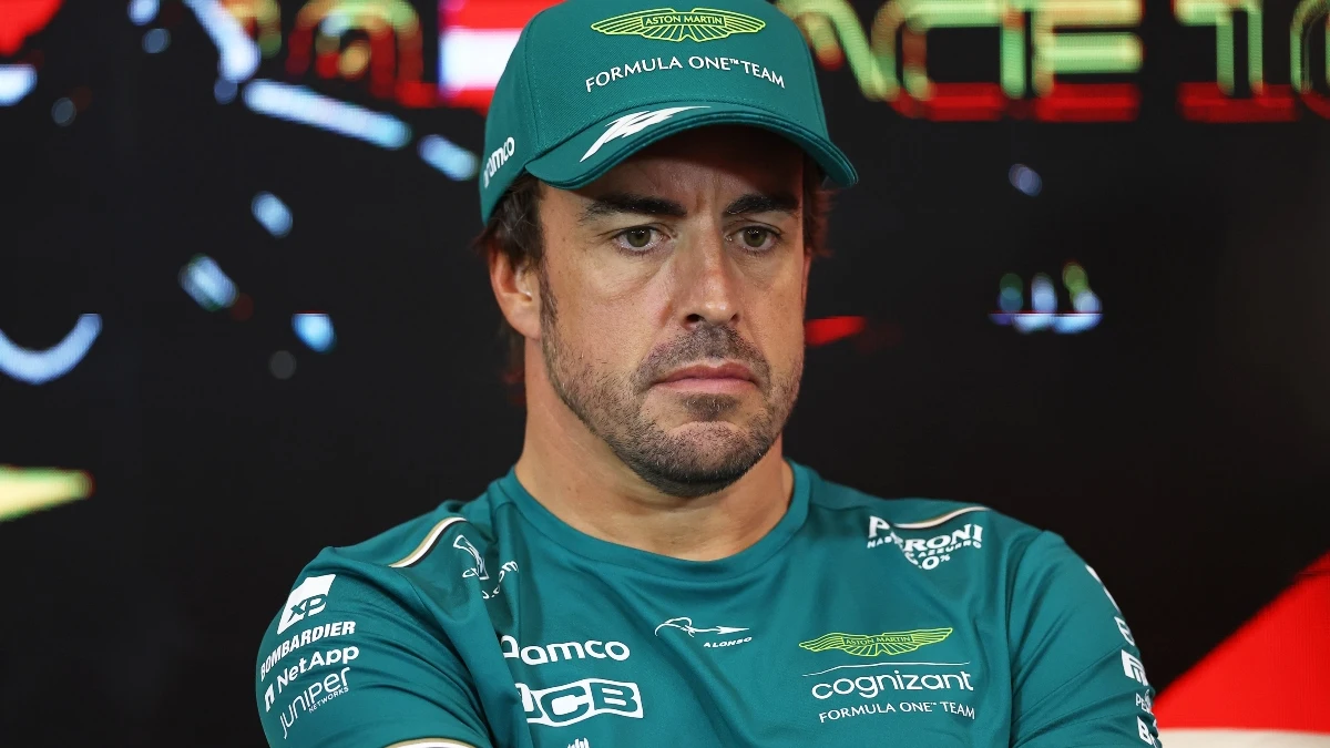 Fernando Alonso, en rueda de prensa