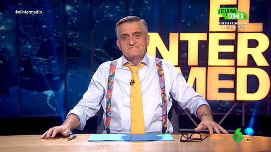 EL INTERMEDIO - Wyoming responde a Abascal sobre el colectivo LGTBI: "Mientras la gente ve los colores del arcoíris, Vox ve la bandera de Somoda y Gomorra" EL INTERMEDIO - Wyoming responde a Abascal sobre el colectivo LGTBI: "Mientras la gente ve los colores del arcoíris, Vox ve la bandera de Somoda y Gomorra"