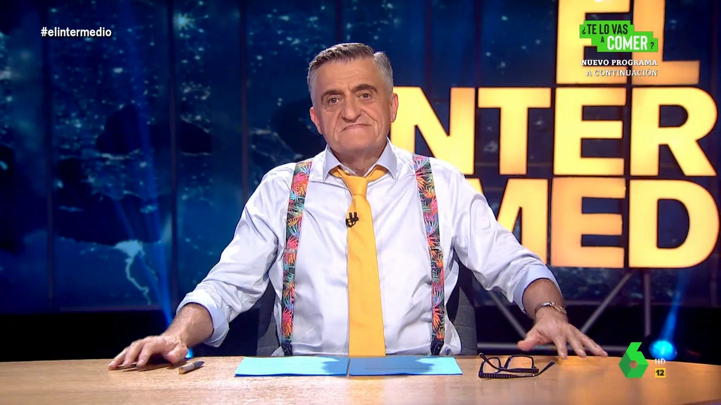 EL INTERMEDIO - Wyoming responde a Abascal sobre el colectivo LGTBI: "Mientras la gente ve los colores del arcoíris, Vox ve la bandera de Somoda y Gomorra" EL INTERMEDIO - Wyoming responde a Abascal sobre el colectivo LGTBI: "Mientras la gente ve los colores del arcoíris, Vox ve la bandera de Somoda y Gomorra"