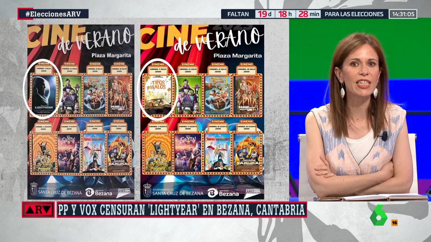 Ángeles Caballero, tajante sobre la censura de 'Lightyear' en Bezana: "Me parece de una pobreza intelectual" Ángeles Caballero, tajante sobre la censura de 'Lightyear' en Bezana: "Me parece de una pobreza intelectual"