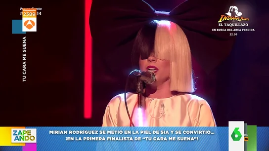 Miriam Rodríguez se convierte en la primera finalista de Tu cara me suena Miriam Rodríguez se convierte en la primera finalista de Tu cara me suena