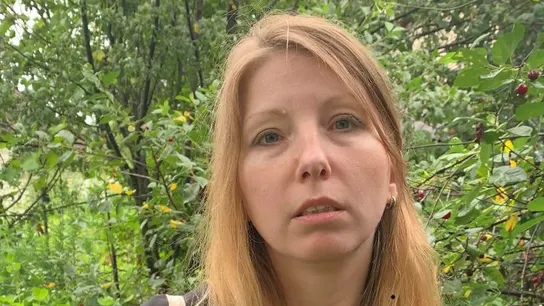 Imagen de archivo de la escritora Victoria Amelina. Imagen de archivo de la escritora Victoria Amelina.