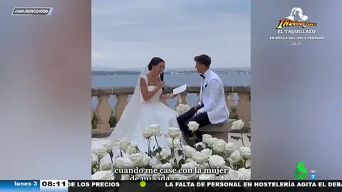 El emotivo discurso de Patricia Noarbe que hace llorar a Marcos Llorente en plena boda