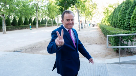 El ex juez Fernando Presencia, a su llegada a la Audiencia Nacional en julio de 2022 para declarar como imputado El ex juez Fernando Presencia, a su llegada a la Audiencia Nacional en julio de 2022 para declarar como imputado