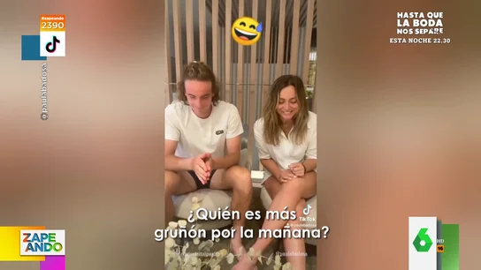 Paula Badosa y Tsitsipas se someten al test de pareja a ciegas Paula Badosa y Tsitsipas se someten al test de pareja a ciegas