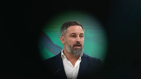 Imagen de archivo del líder de Vox, Santiago Abascal. Imagen de archivo del líder de Vox, Santiago Abascal.