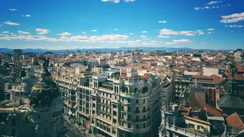 Vista de la ciudad de Madrid Vista de la ciudad de Madrid