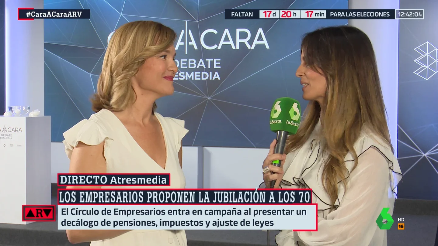 Pilar Alegría, sobre el programa electoral del PP: "Votarle significa que va a encarecer la factura de la luz" Pilar Alegría, sobre el programa electoral del PP: "Votarle significa que va a encarecer la factura de la luz"