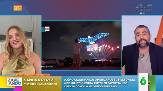 Sandra Pérez explica cómo es vivir la fiesta del 4 de Julio en Miami Sandra Pérez explica cómo es vivir la fiesta del 4 de Julio en Miami