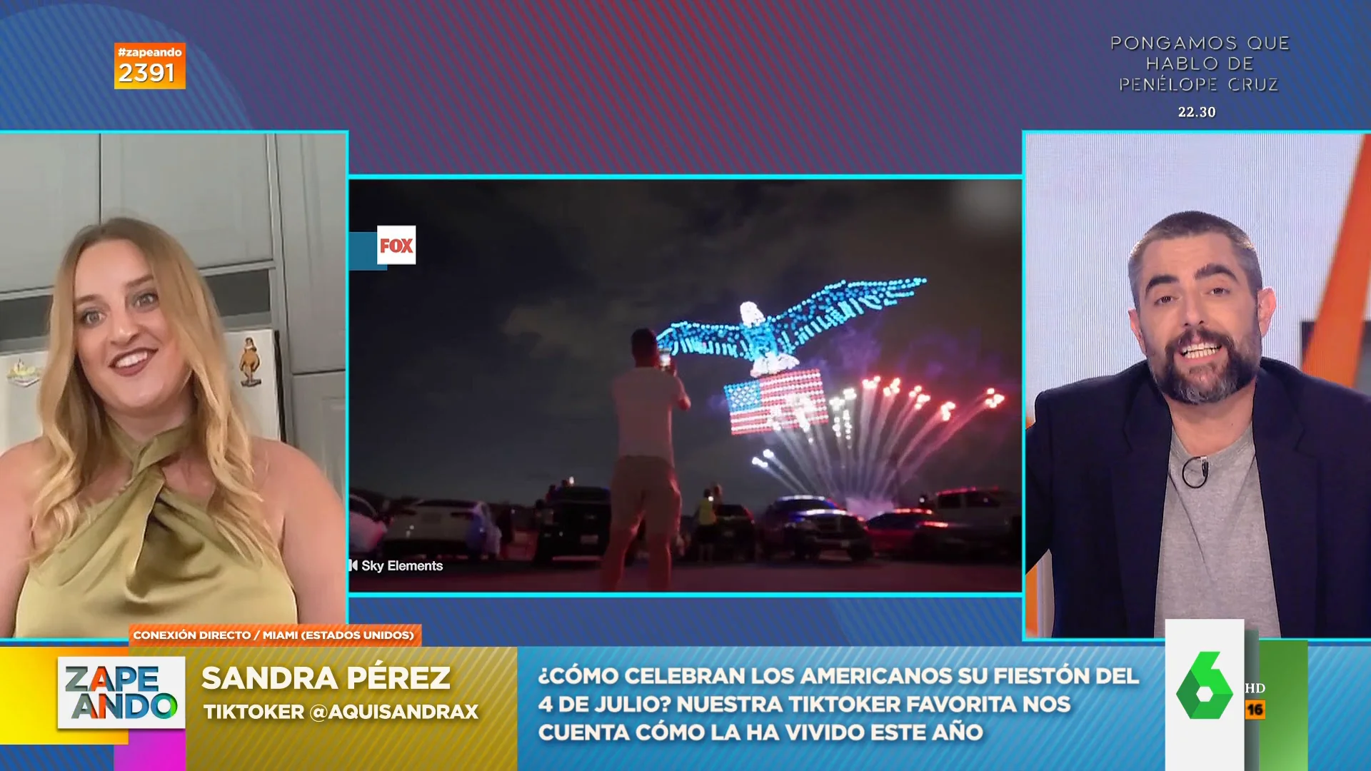 Sandra Pérez explica cómo es vivir la fiesta del 4 de Julio en Miami