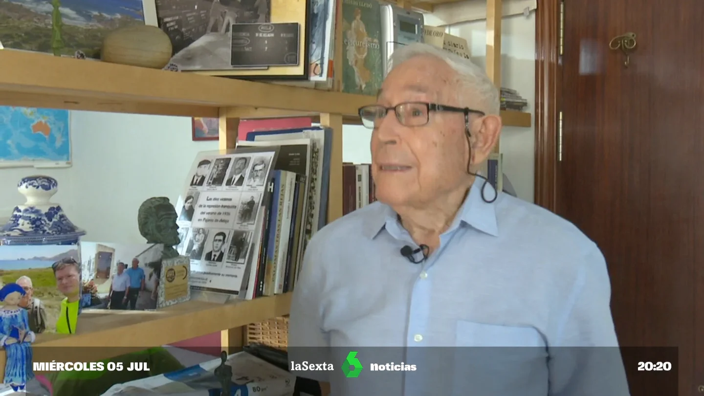 Fausto Canales, hijo de Valerico Canales, víctima del franquismo Fausto Canales, hijo de Valerico Canales, víctima del franquismo