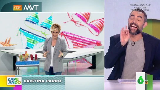La cómica corrección de Dani Mateo a Cristina Pardo La cómica corrección de Dani Mateo a Cristina Pardo