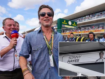 Un nuevo piloto en la parrilla de Silverstone... ¡Brad Pitt! Un nuevo piloto en la parrilla de Silverstone... ¡Brad Pitt!