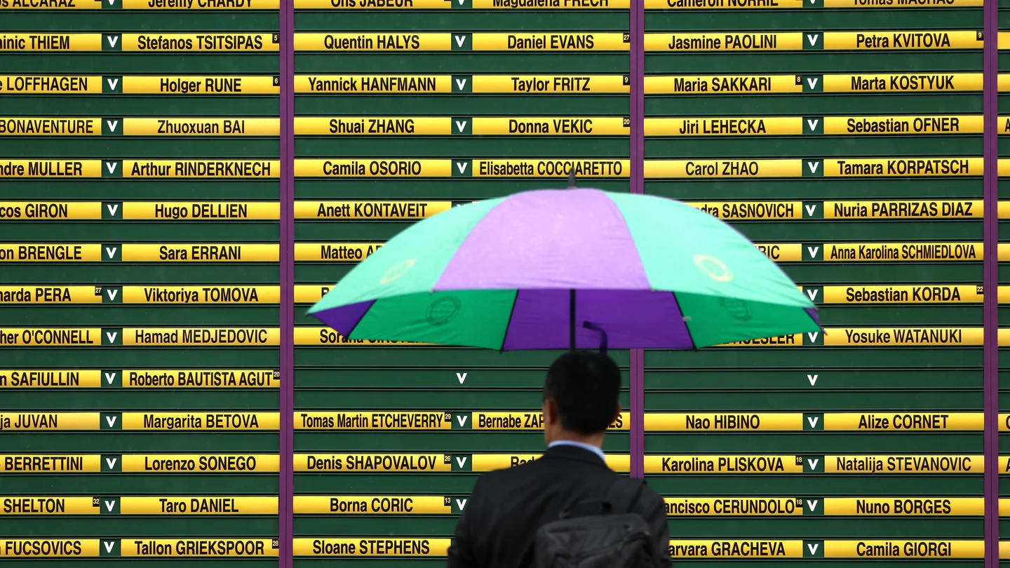 Histórica jornada en Wimbledon: ¡Se jugarán casi 90 partidos! Histórica jornada en Wimbledon: ¡Se jugarán casi 90 partidos!