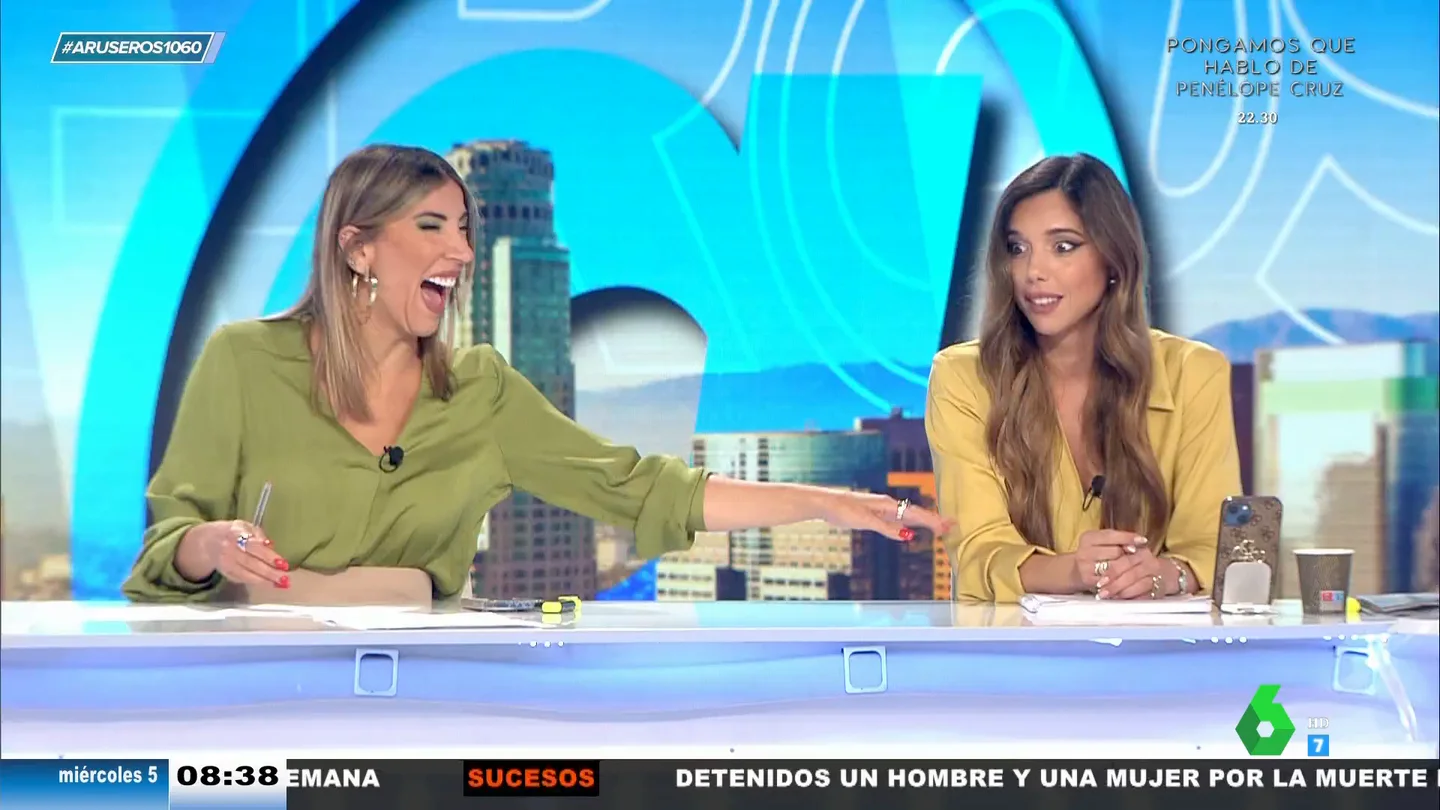 Alba Sánchez y Tatiana Arús, pilladas en un cuchicheo sobre Angie Cárdenas: "Eso también me lo decía ella" Alba Sánchez y Tatiana Arús, pilladas en un cuchicheo sobre Angie Cárdenas: "Eso también me lo decía ella"