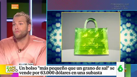 Eduardo Navarrete, contundente, contra el microscópico bolso de Luis Vuitton que se ha vendido por 63.000$: