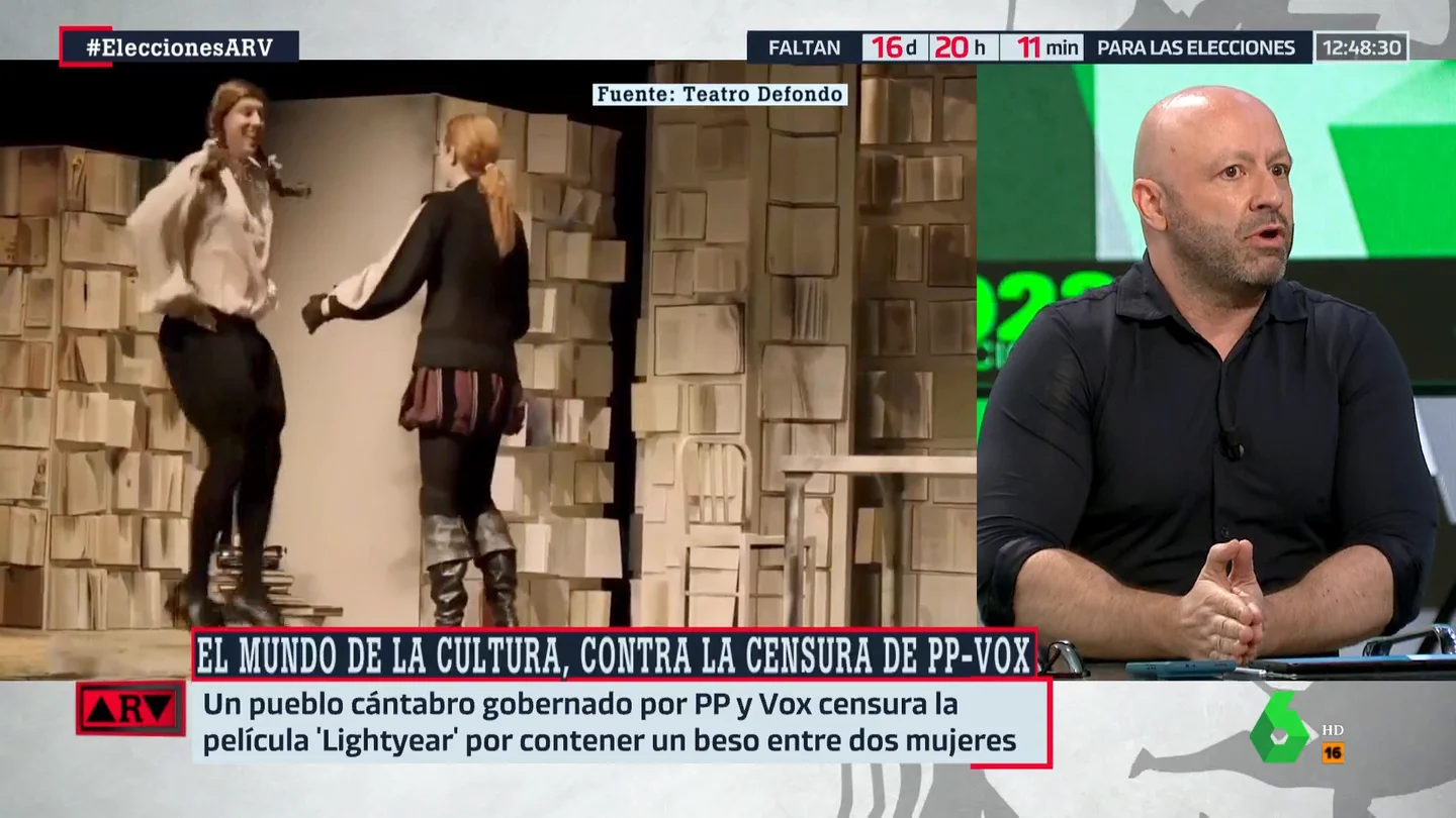Rafa López, tajante sobre la censura de Vox: "La extrema derecha está imponiendo su agenda" Rafa López, tajante sobre la censura de Vox: "La extrema derecha está imponiendo su agenda"