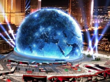 Sphere: el espacio de ocio futurista en Las Vegas se ilumina por primera vez