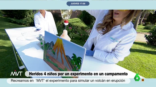 Experimento volcán Experimento volcán
