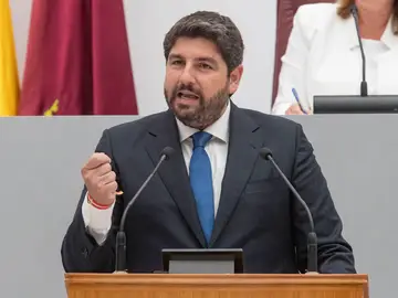 Fernando López Miras en el debate de investidura
