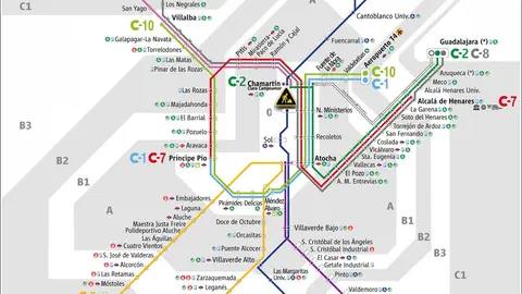 Mapa actual Renfe Mapa actual Renfe