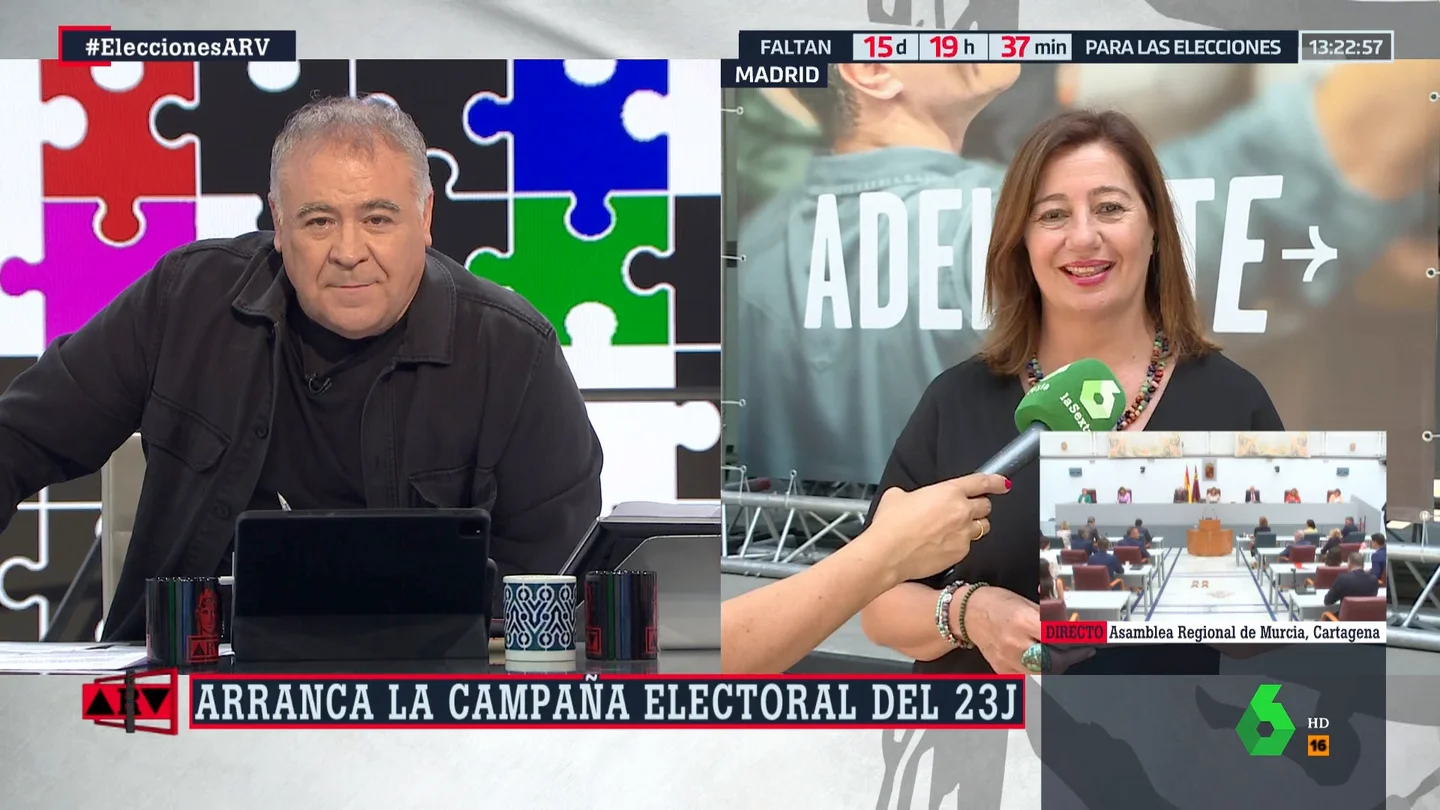 Armengol sobre las consecuencias de las negociaciones de Prohens con Vox: "La extrema derecha gestionará políticas autonómicas" Armengol sobre las consecuencias de las negociaciones de Prohens con Vox: "La extrema derecha gestionará políticas autonómicas"