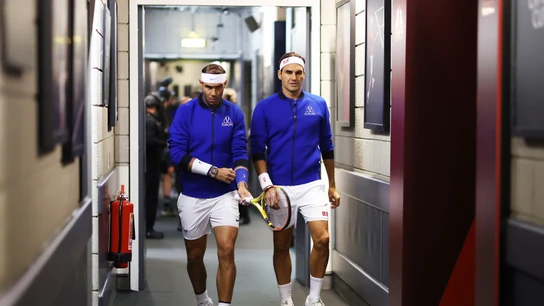 Rafa Nadal y Roger Federer Rafa Nadal y Roger Federer