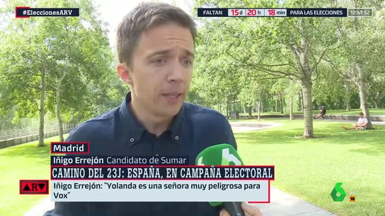 Íñigo Errejón en ARV Íñigo Errejón en ARV