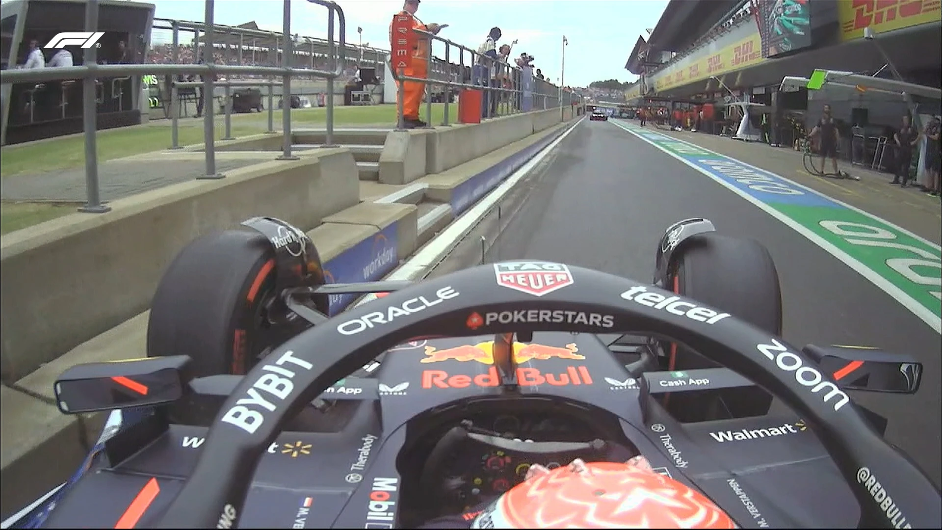 El accidente de Verstappen en Silverstone