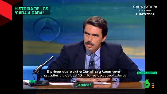 La hemeroteca de los 'cara a cara': así han cambiado desde el primero entre Felipe González y Aznar La hemeroteca de los 'cara a cara': así han cambiado desde el primero entre Felipe González y Aznar