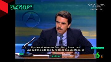 La hemeroteca de los 'cara a cara': así han cambiado desde el primero entre Felipe González y Aznar