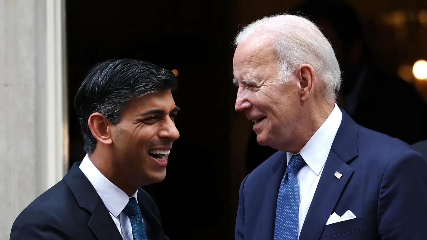 Biden visita Reino Unido y se reúne con Sunak Biden visita Reino Unido y se reúne con Sunak