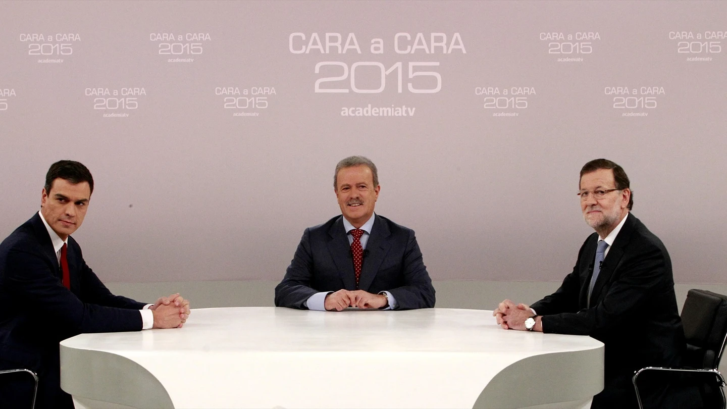 Debate entre Pedro Sánchez y Mariano Rajoy en 2015, el último cara a cara Debate entre Pedro Sánchez y Mariano Rajoy en 2015, el último cara a cara