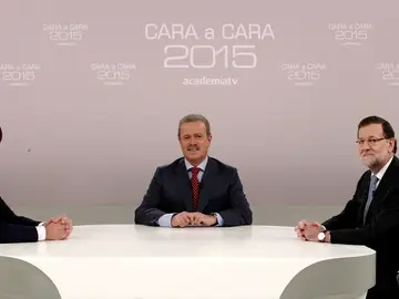 Debate entre Pedro Sánchez y Mariano Rajoy en 2015, el último cara a cara