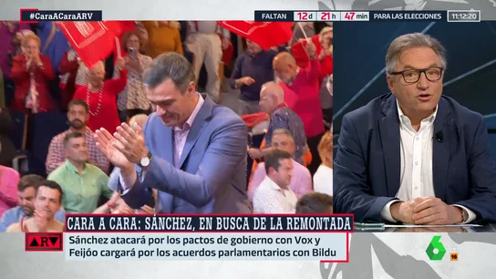 La reflexión de Carlos Segovia sobre el debate electoral: "Sánchez está obligado a ganar" La reflexión de Carlos Segovia sobre el debate electoral: "Sánchez está obligado a ganar"