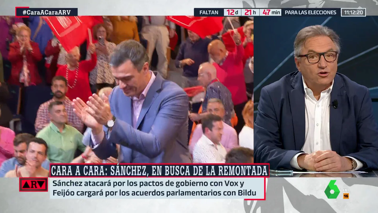 La reflexión de Carlos Segovia sobre el debate electoral: "Sánchez está obligado a ganar" La reflexión de Carlos Segovia sobre el debate electoral: "Sánchez está obligado a ganar"