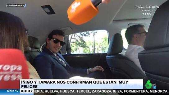 La "cara de poema" de Íñigo Onieva al llegar junto a Tamara Falcó al Hotel Ritz tras su boda La "cara de poema" de Íñigo Onieva al llegar junto a Tamara Falcó al Hotel Ritz tras su boda