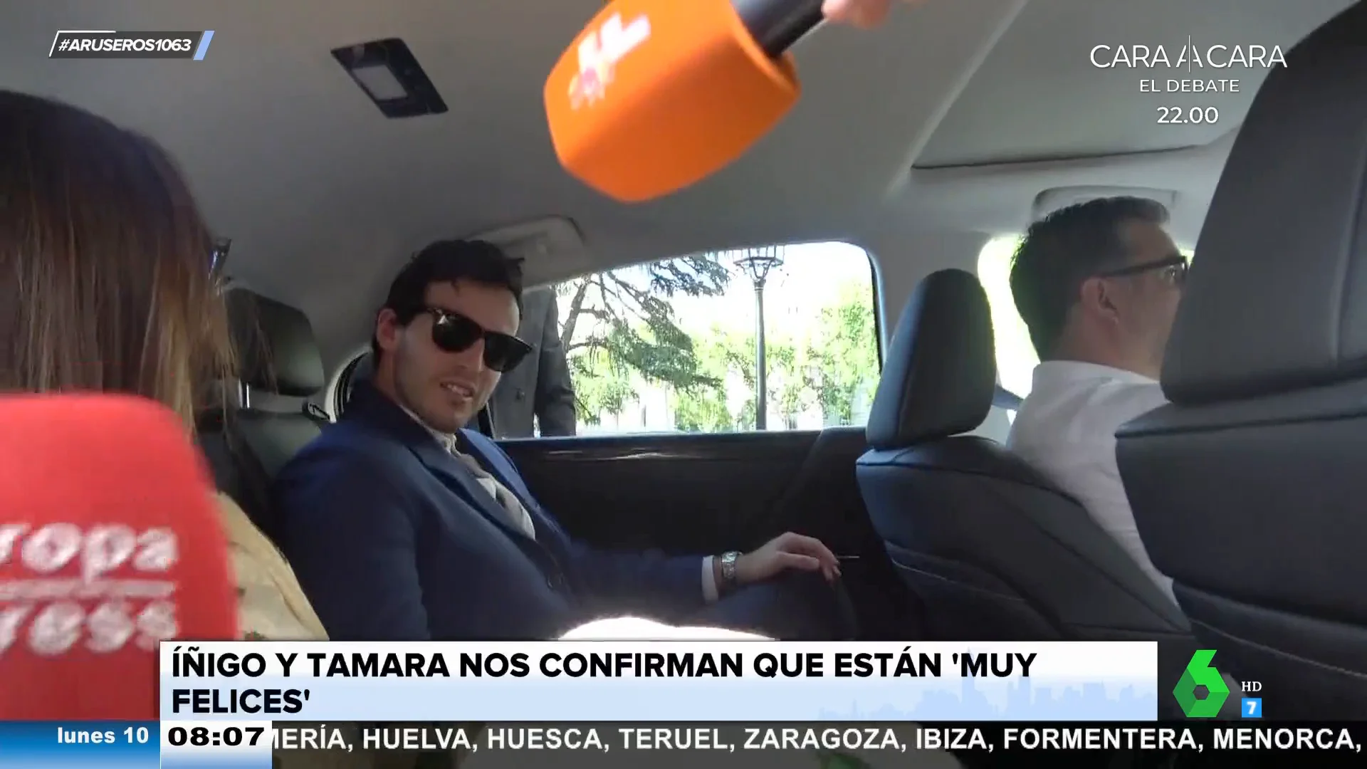 La "cara de poema" de Íñigo Onieva al llegar junto a Tamara Falcó al Hotel Ritz tras su boda