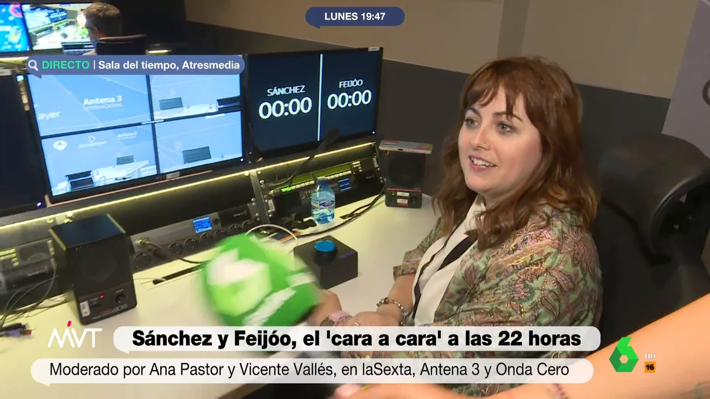 Cómo (y por qué) dos árbitros de la ACB controlan el tiempo del debate electoral de Sánchez y Feijóo Cómo (y por qué) dos árbitros de la ACB controlan el tiempo del debate electoral de Sánchez y Feijóo