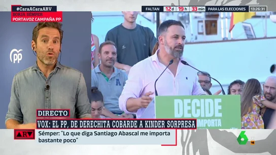 Borja Sémper, tajante sobre Abascal: "Lo que diga me importa bastante poco" Borja Sémper, tajante sobre Abascal: "Lo que diga me importa bastante poco"